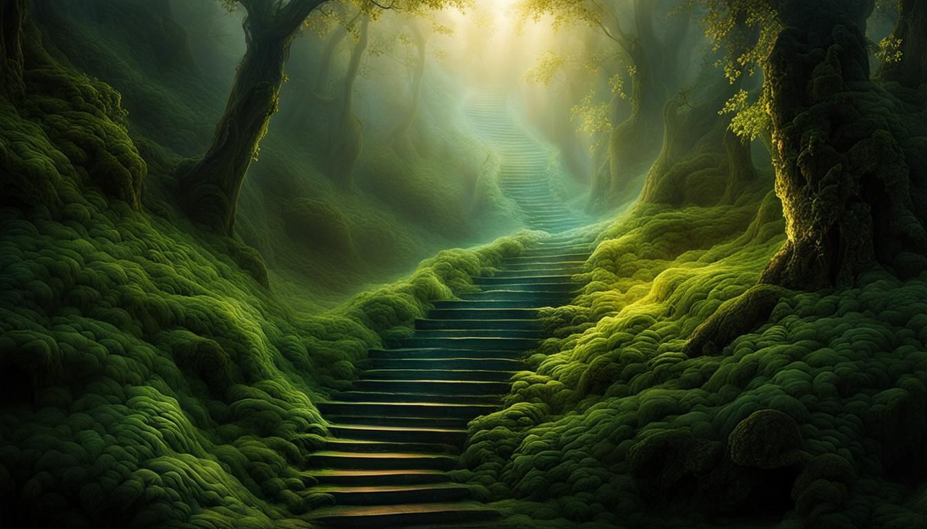 Stairway to the Unknown - AI Generated Artwork - NightCafe Creator