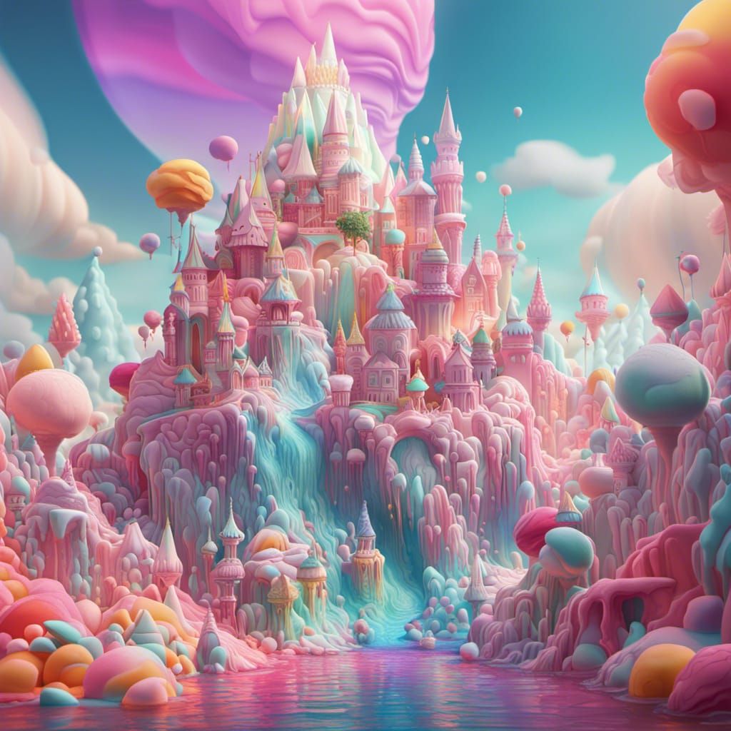 Sweet Kingdom AI Generated Artwork NightCafe Creator