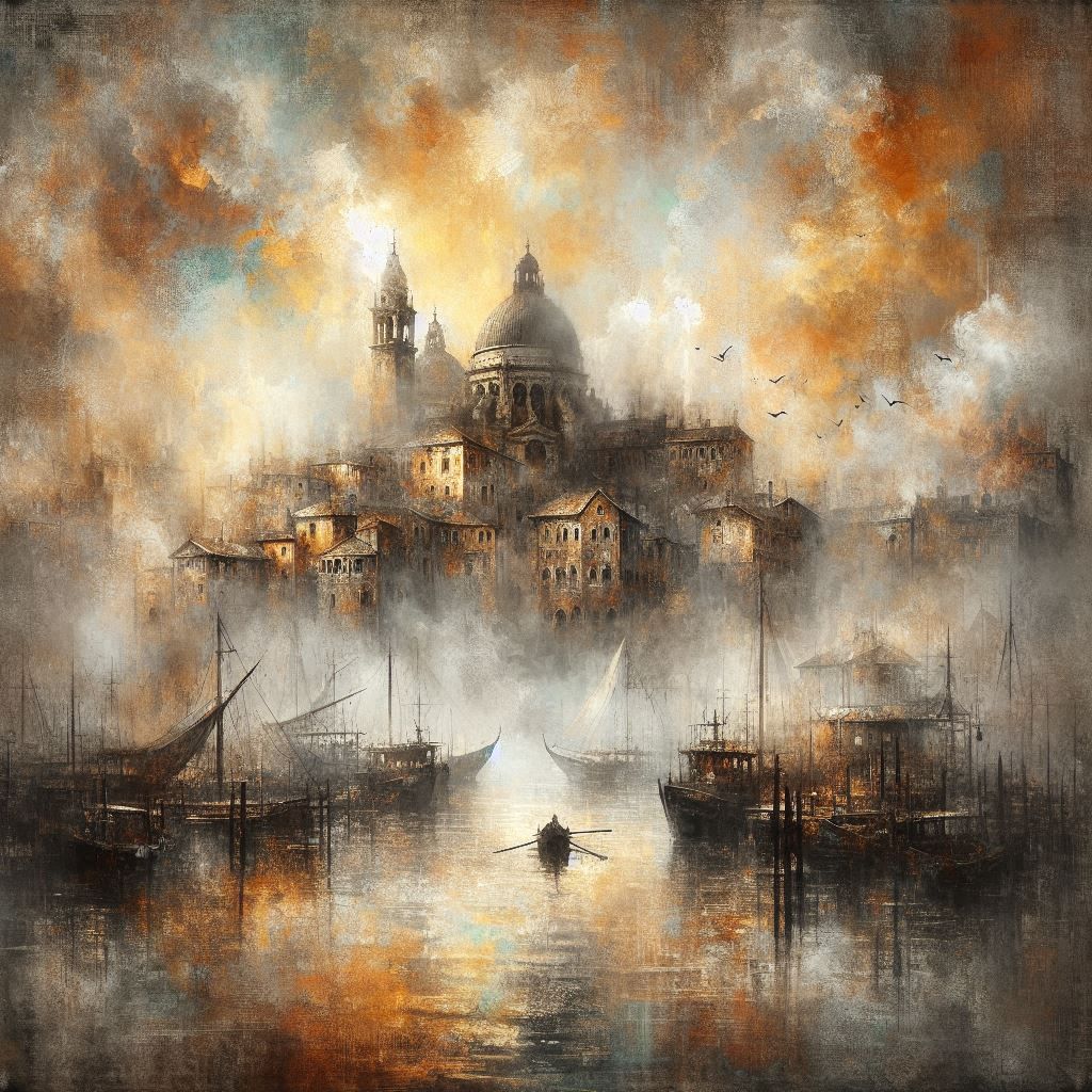 Misty harbor   by @undefined