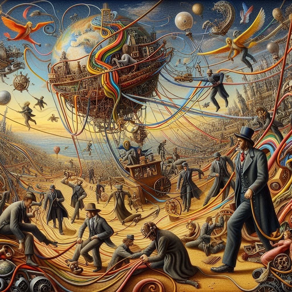 A scriptwriter of genius (capital itself?) has dragged the w...