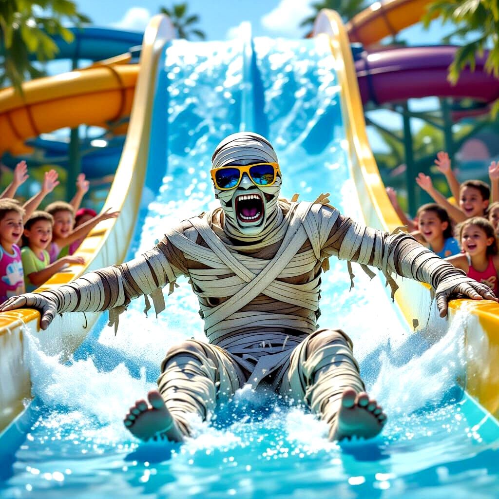 Bandages, Sunglasses, and Zero Dignity: A Mummy on Vacation