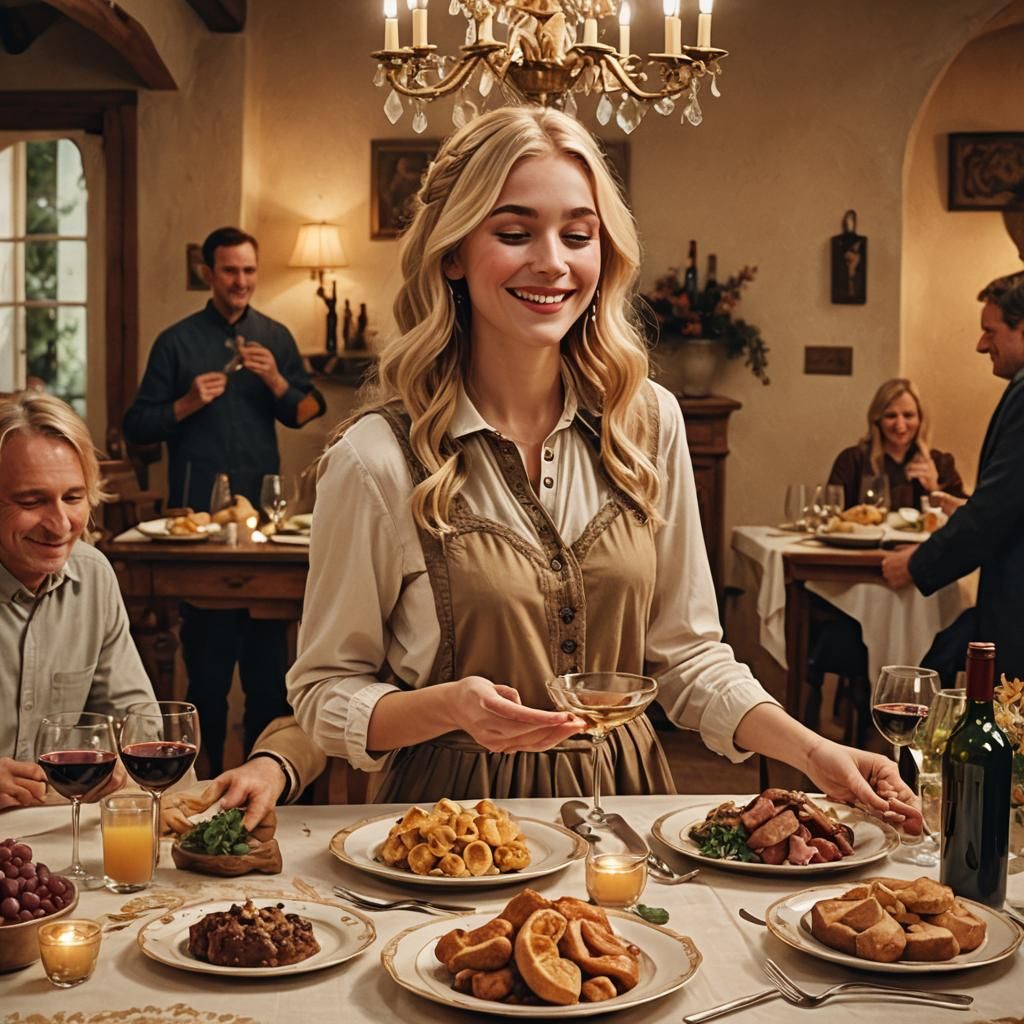 חנהל'ה המתוקה בלונדינית ביישנית וחייכנית ואת שתי הידיים מכסה...