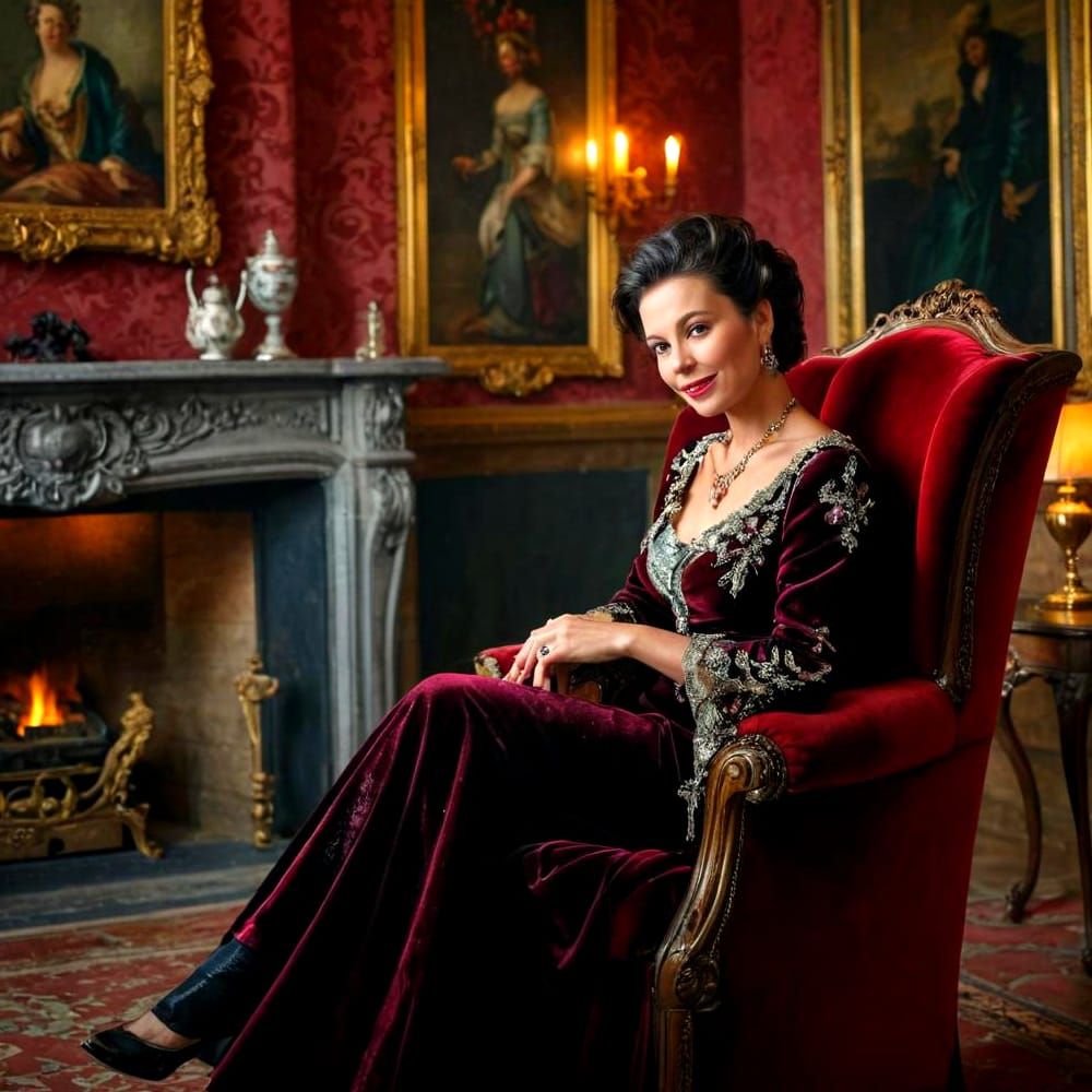 Beautiful 40-Year-Old Woman, Fashion Magazine Photo