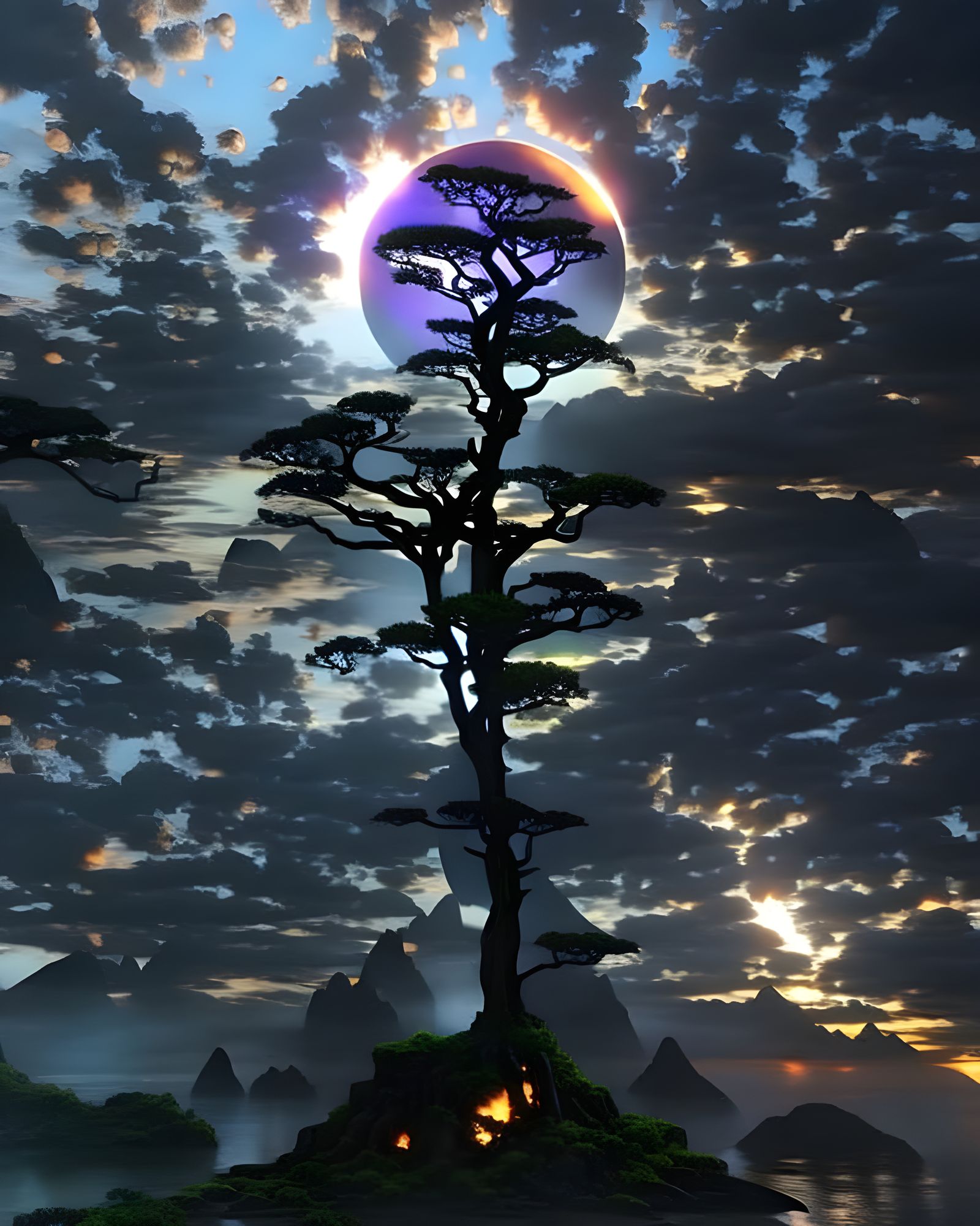Moonstairs  by @Age-Maximal