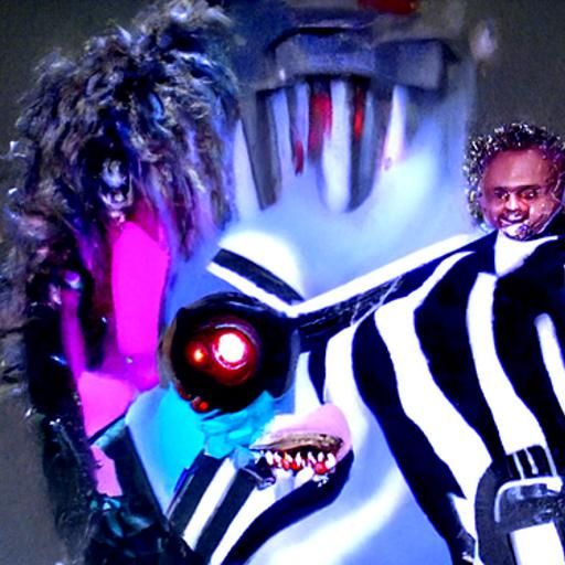 my godawful robotic toothy killer boogie on down with Beetle...