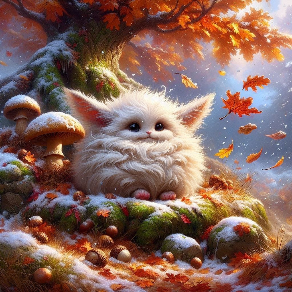 fluff in autumn