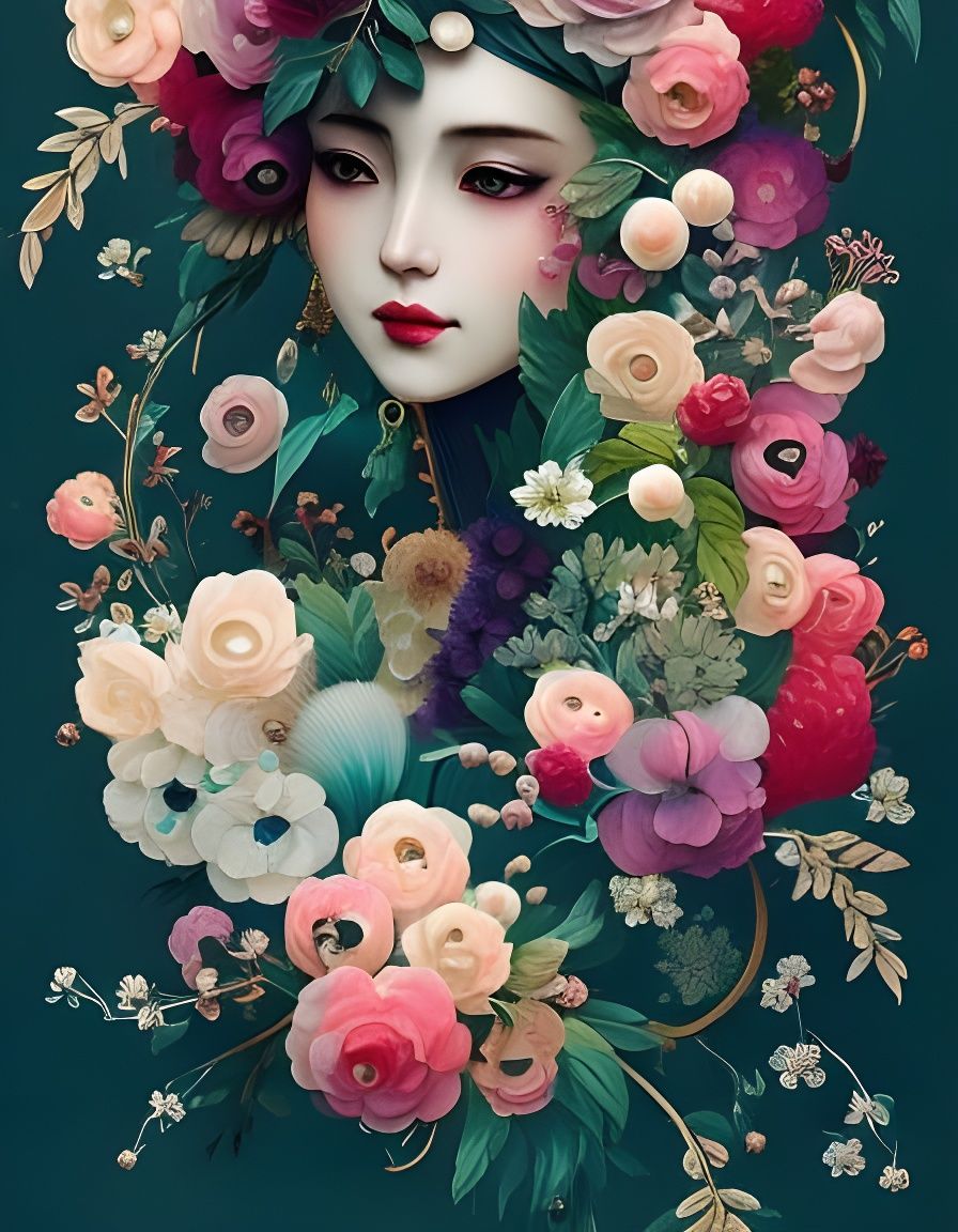 Flower girl   by @Lucy