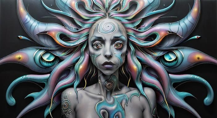 “Flashing Lights” epic urban street art masterpiece (by Tim ...