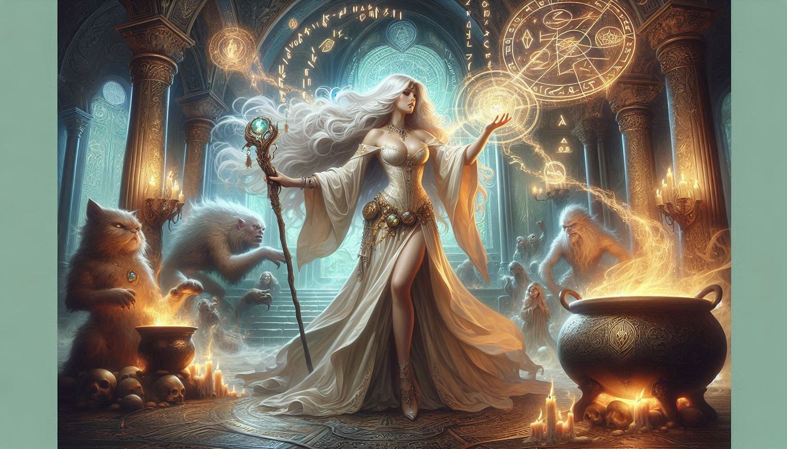 The Most Amazing White Witch and Her Ancient Friends
