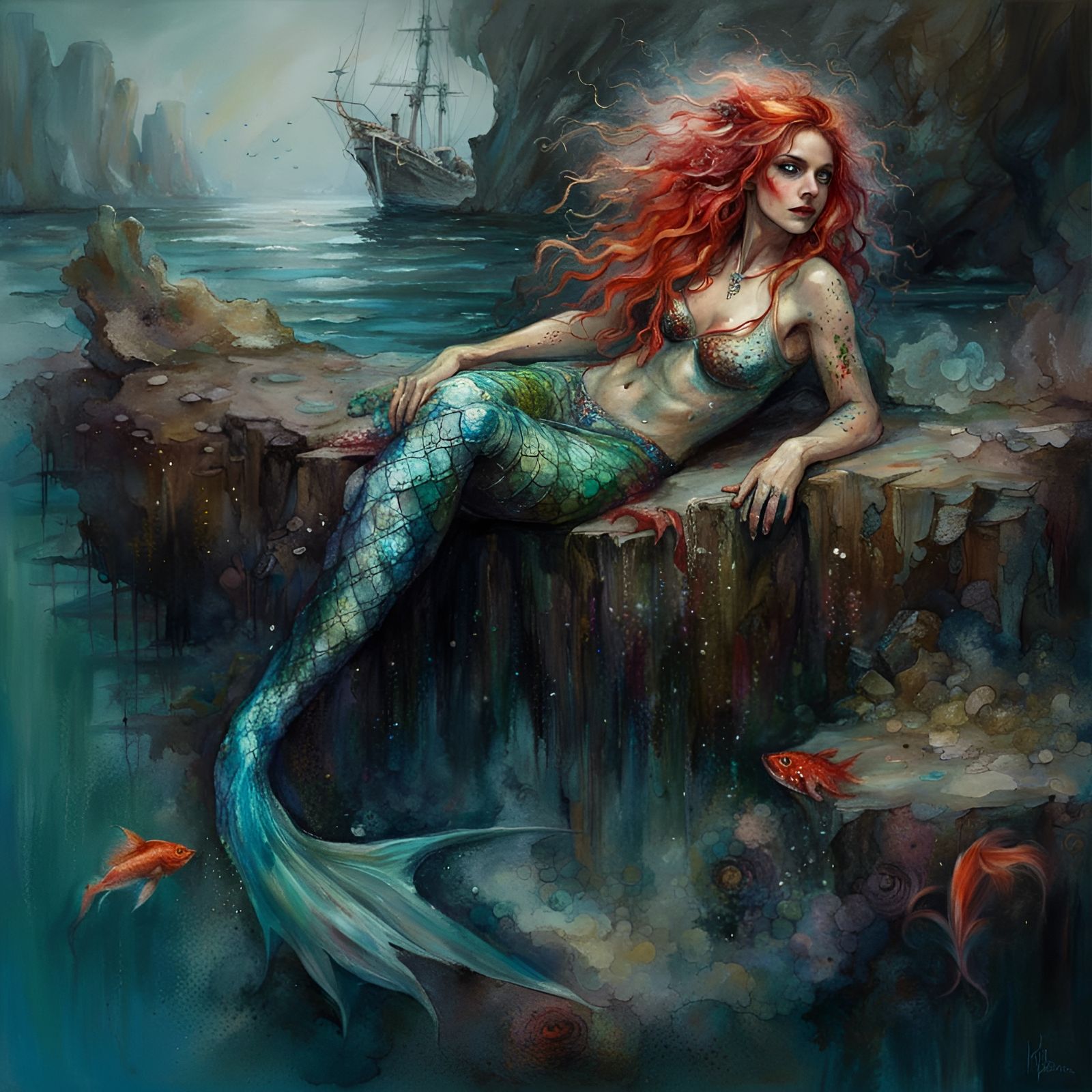 Mermaid   by @Art Affirmations
