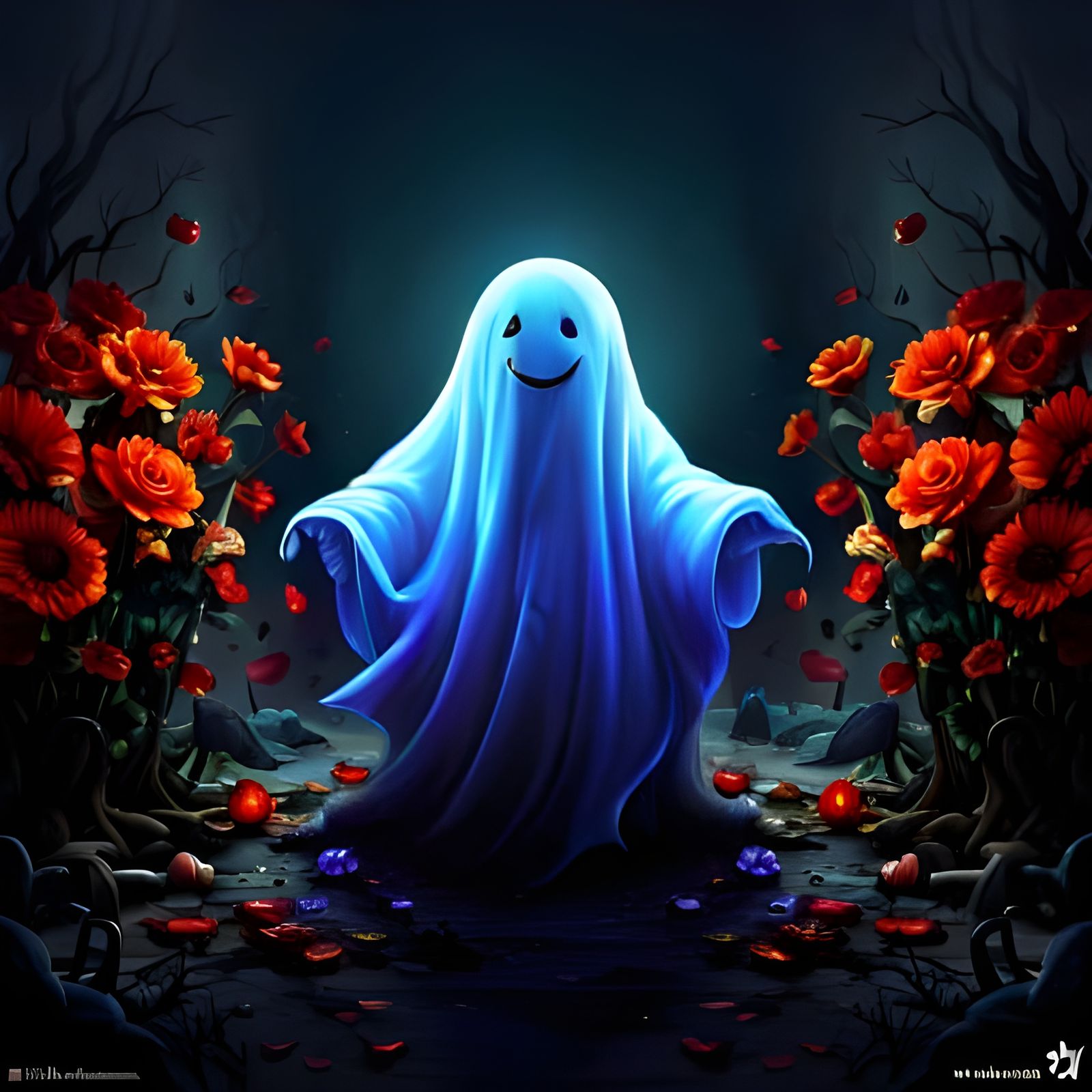 Friendly ghost :-)  by @bamaresova