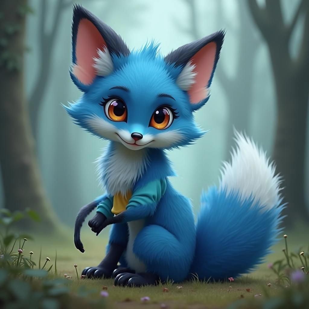 furry    Blue Fur  Young Age   fox