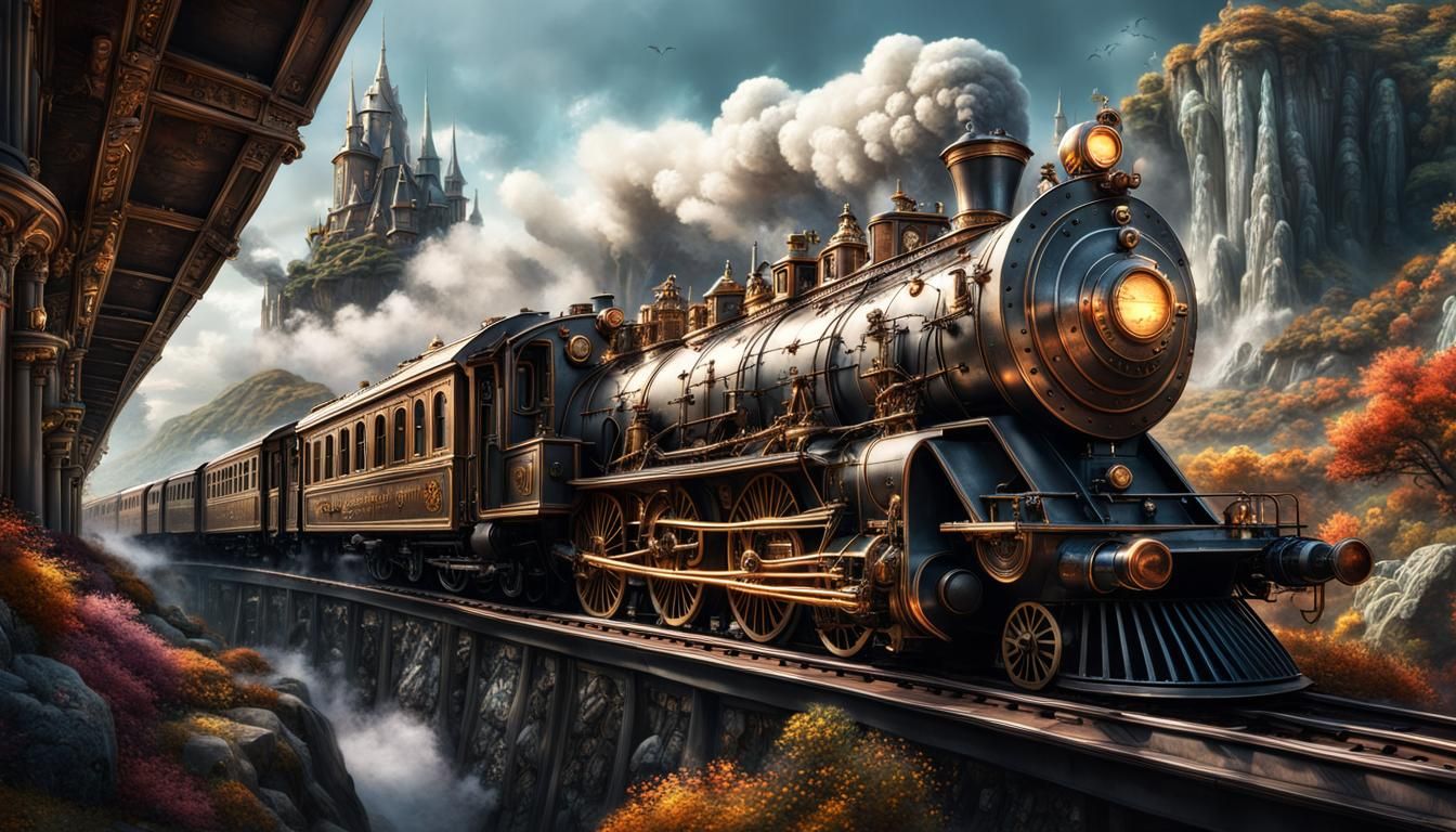 Fantasy Train  by @Charlotte
