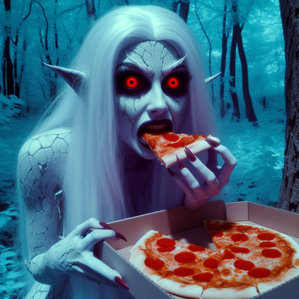 But pizza tastes better