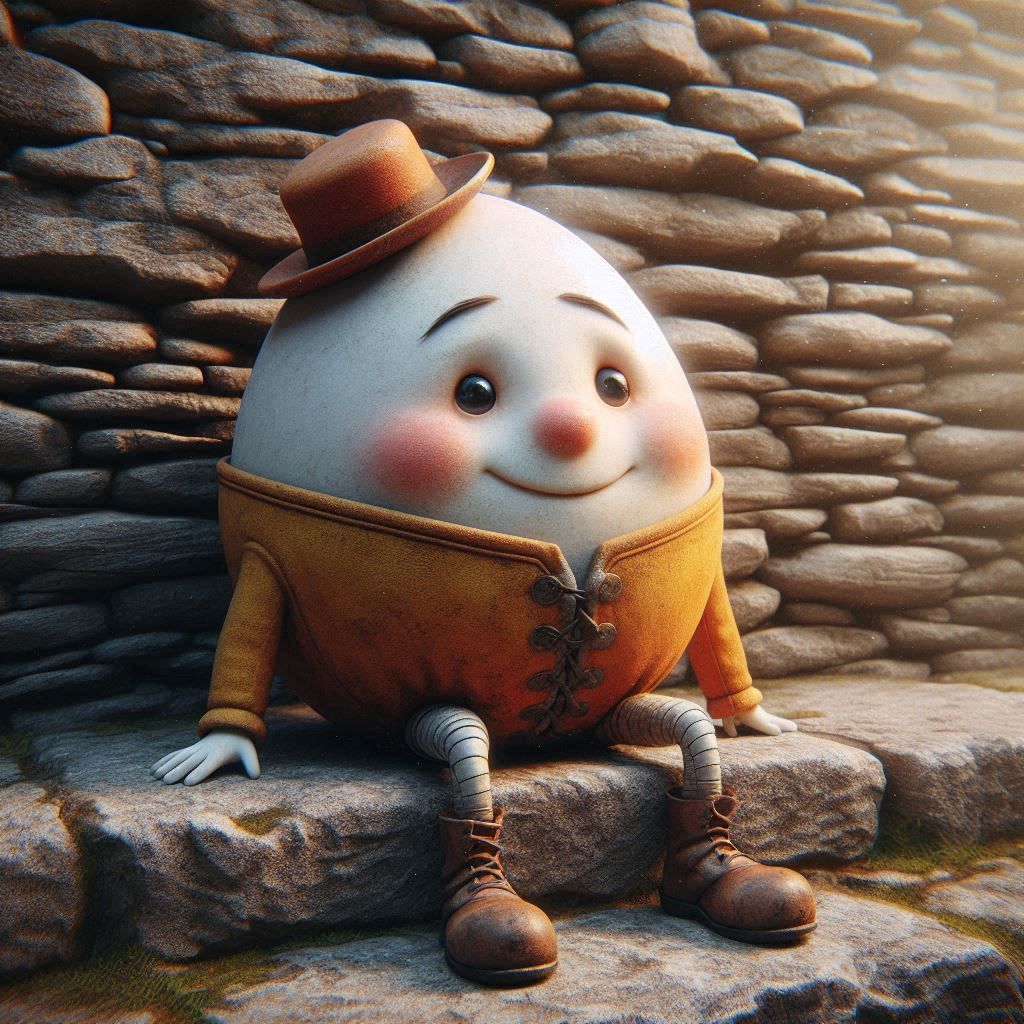 Humpty Dumpty  by @Ember