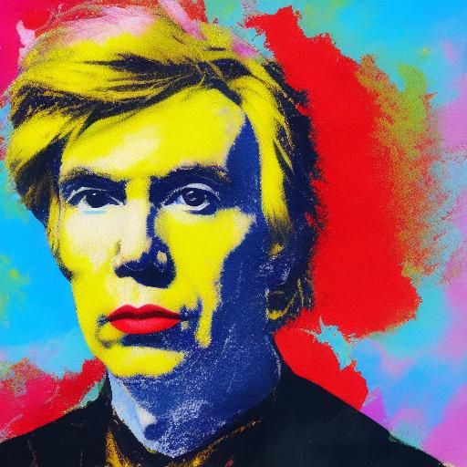 self portrait of andy warhol