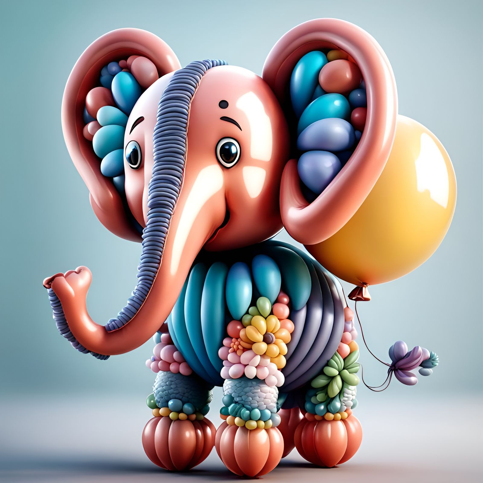 Balloon elephant   by @Koffee