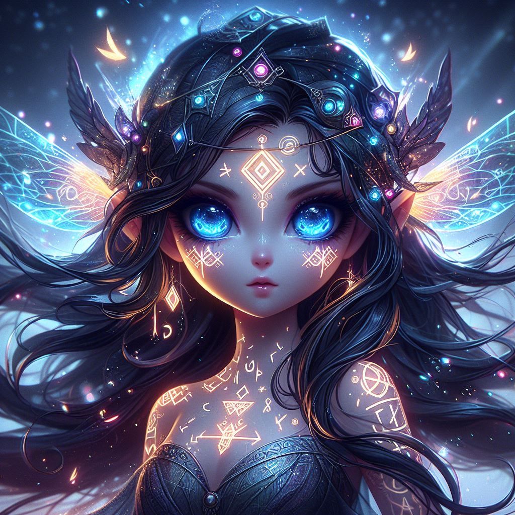 Runic pixie girl