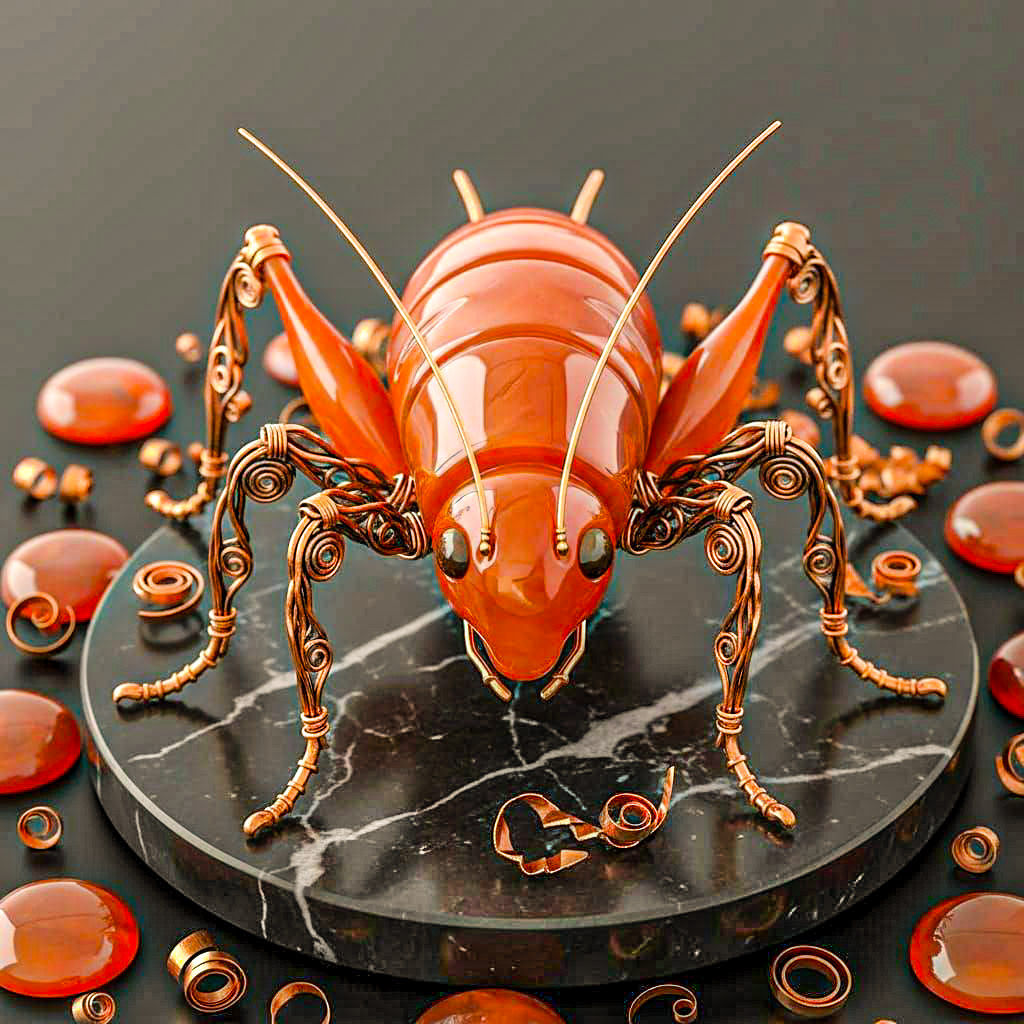 Carnelian and Copper Crickets