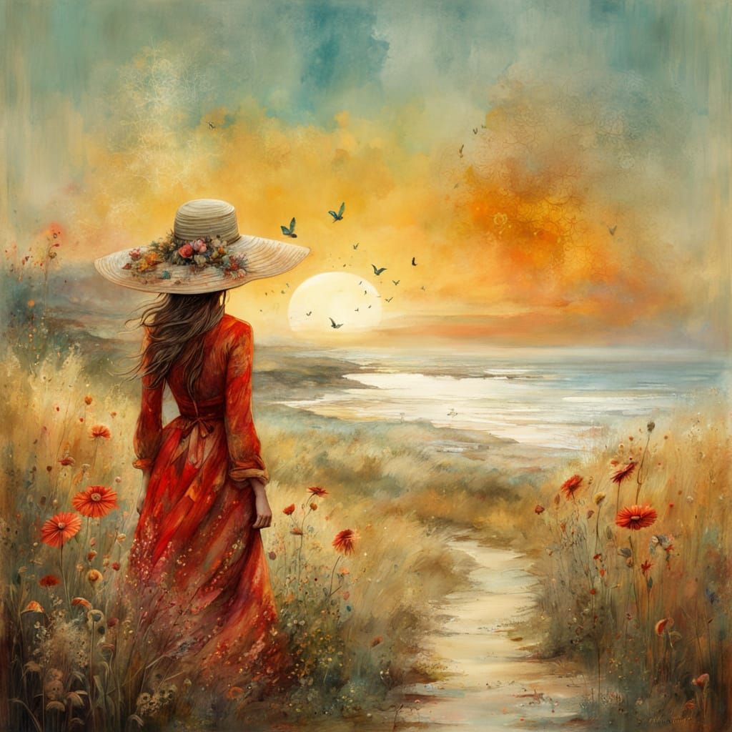 Watching the sunset 