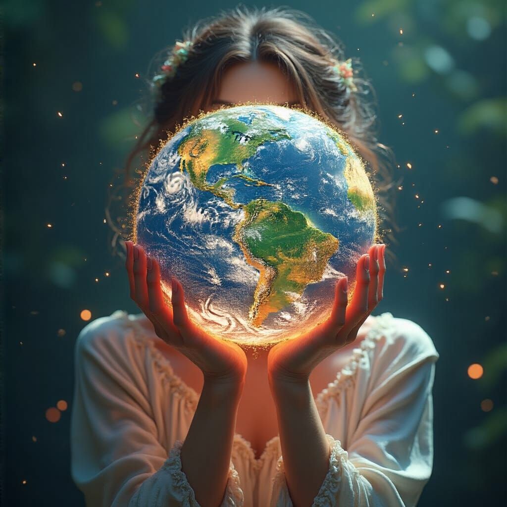 Hold On To The Earth  by @lizardly 