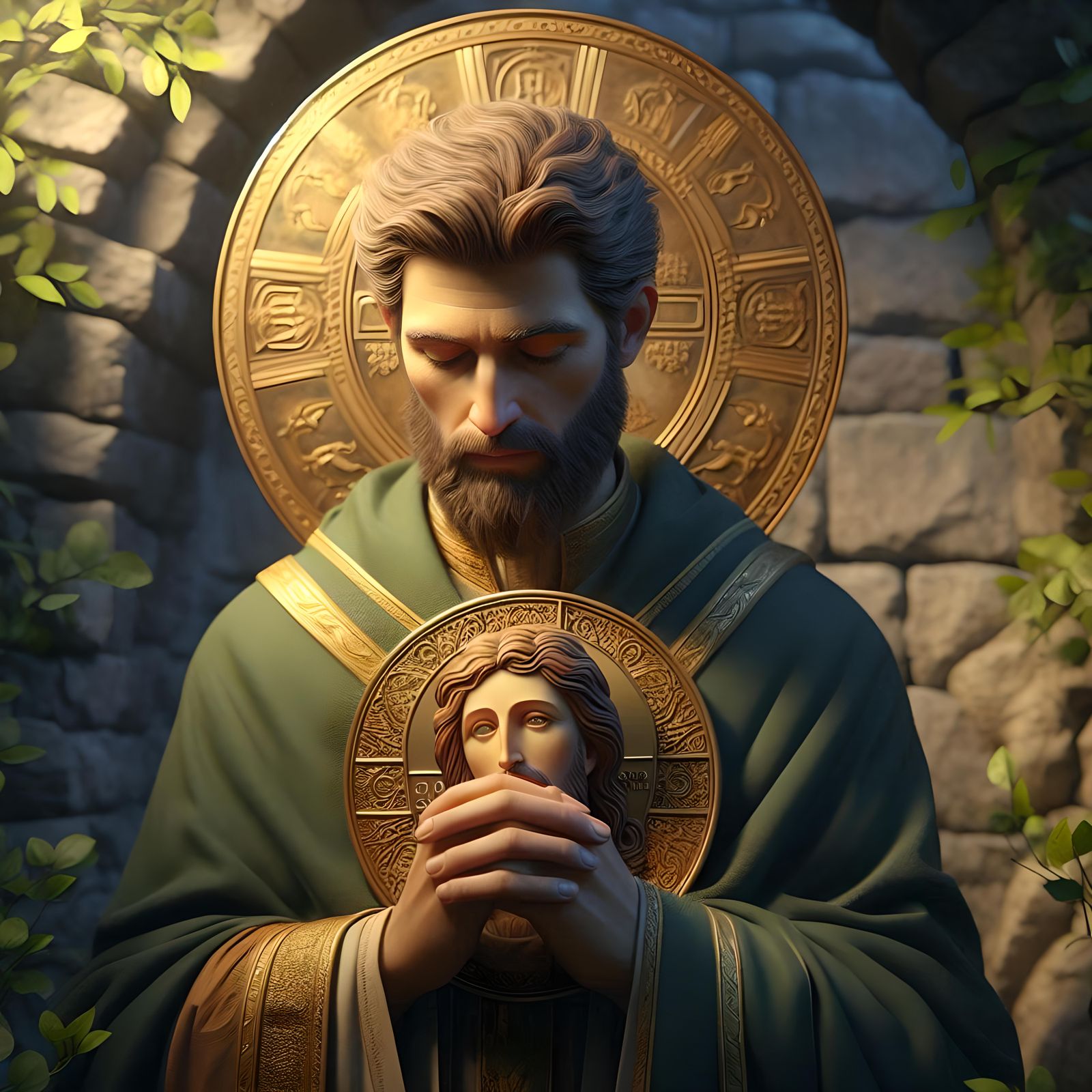 St. Jude Thaddeus: Serenity in the Medieval Garden