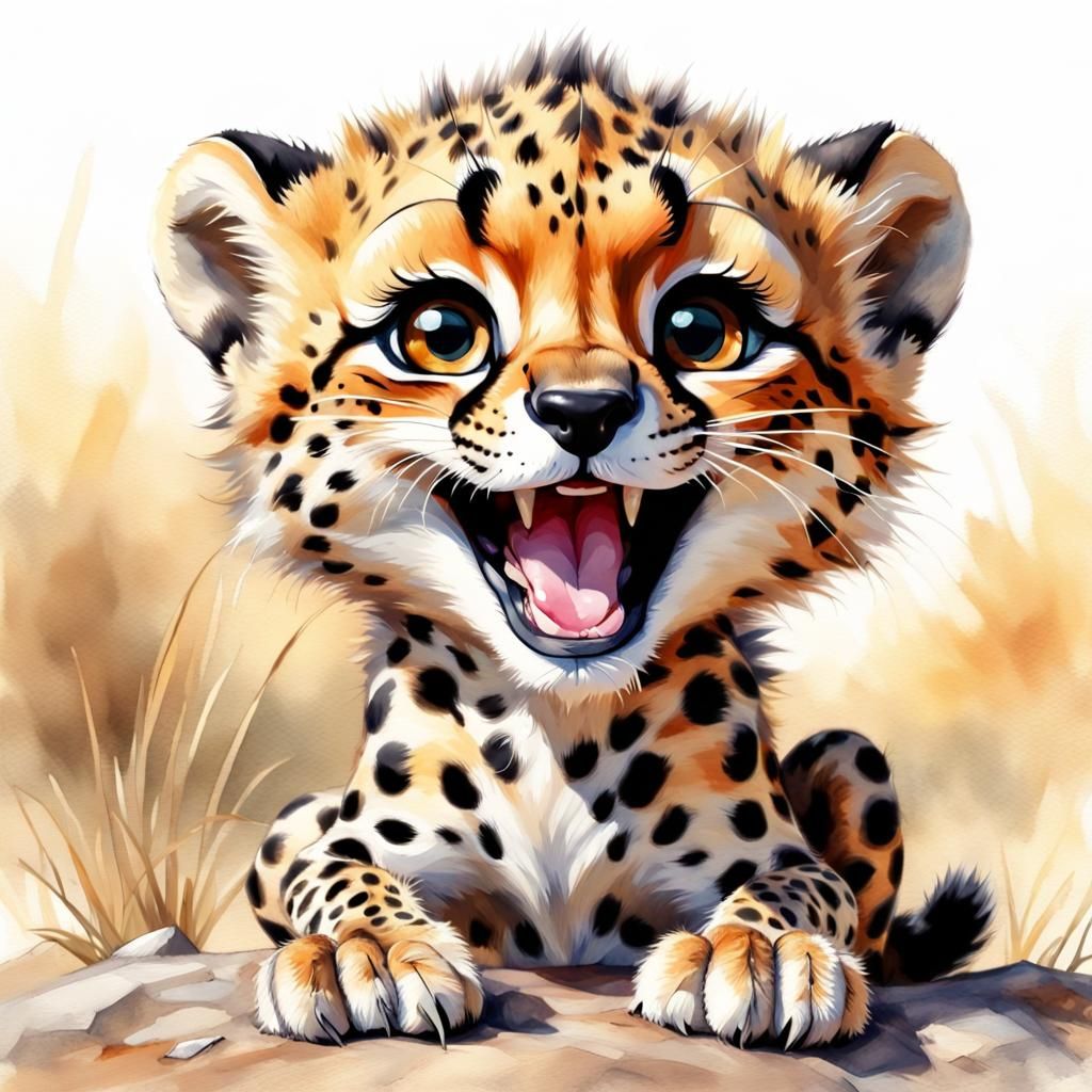 How To Draw a Cheetah - Step By Step | Tutorial - YouTube