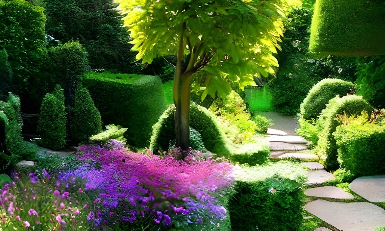 Tranquil secret garden