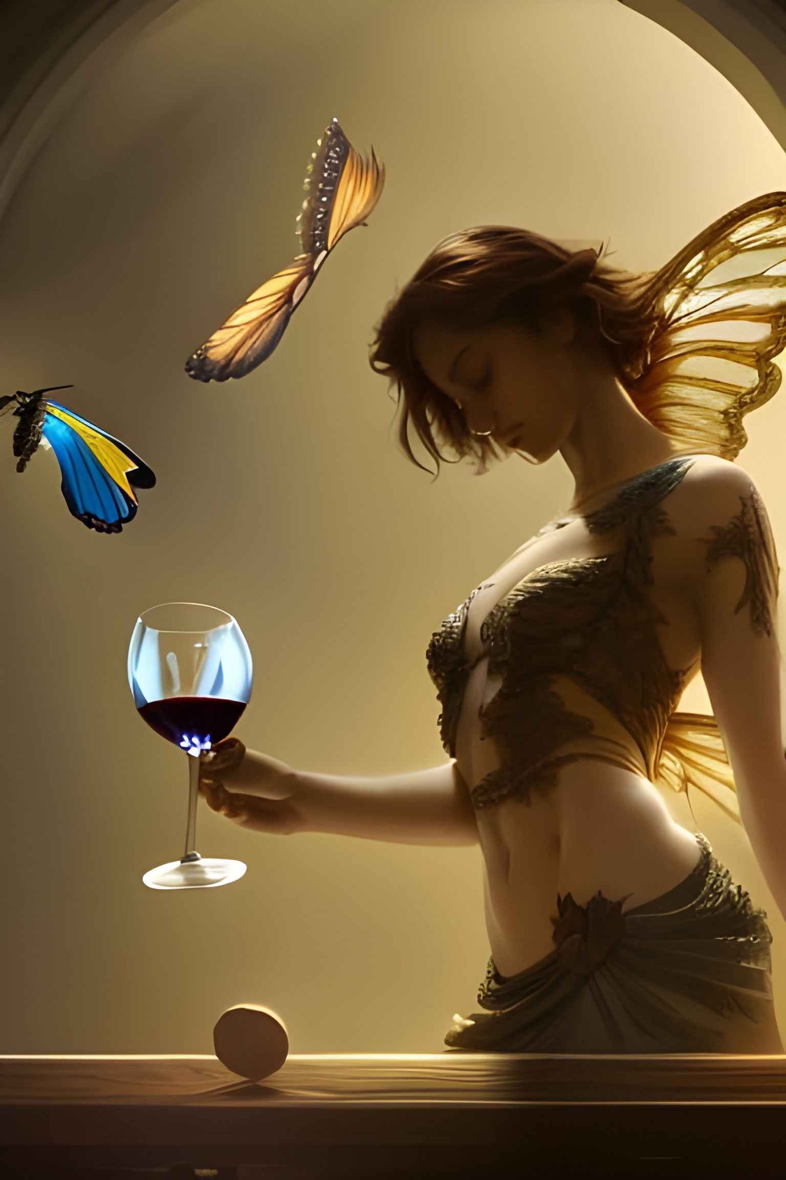 Wine and Butterflies