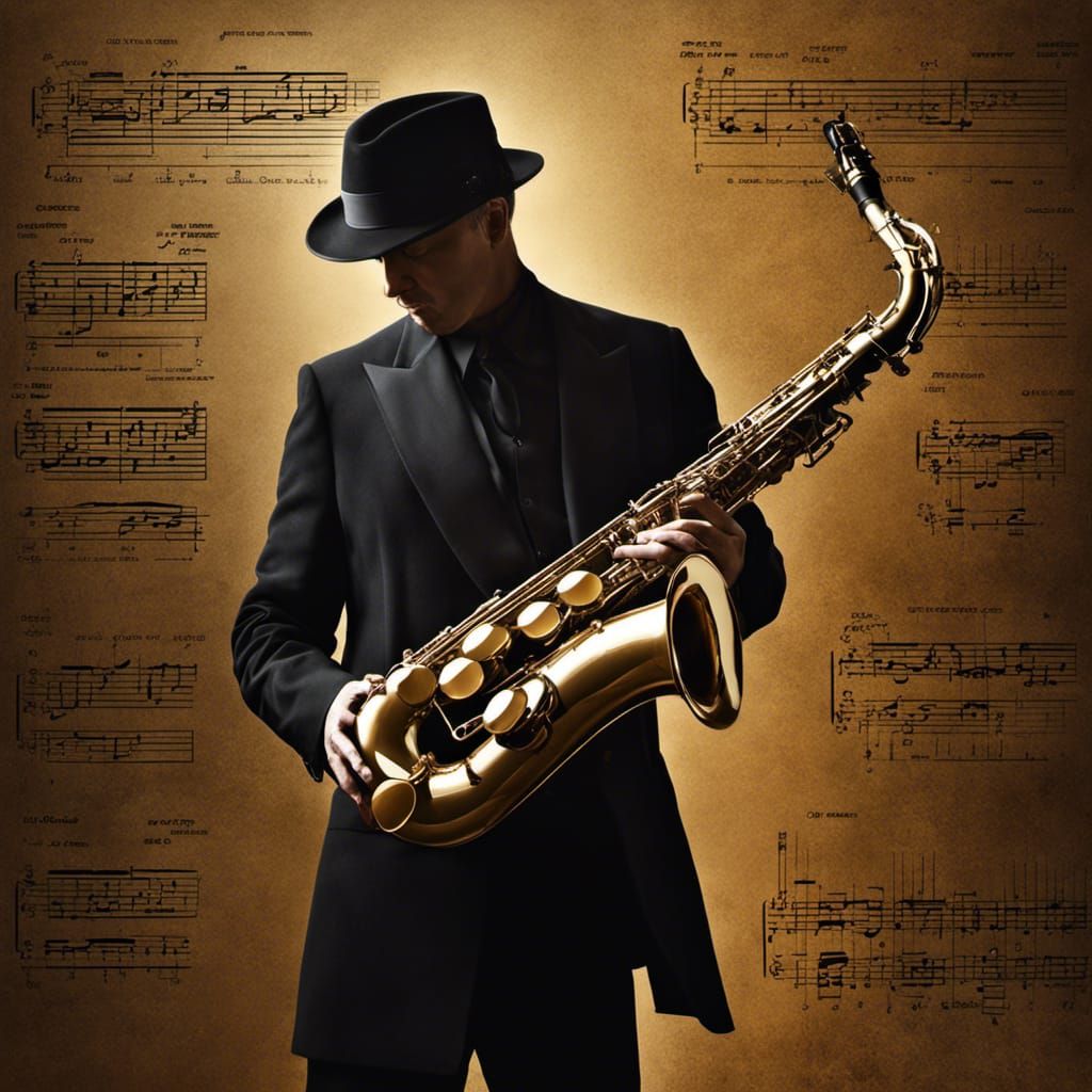 Saxophone Player AI Generated Artwork NightCafe Creator