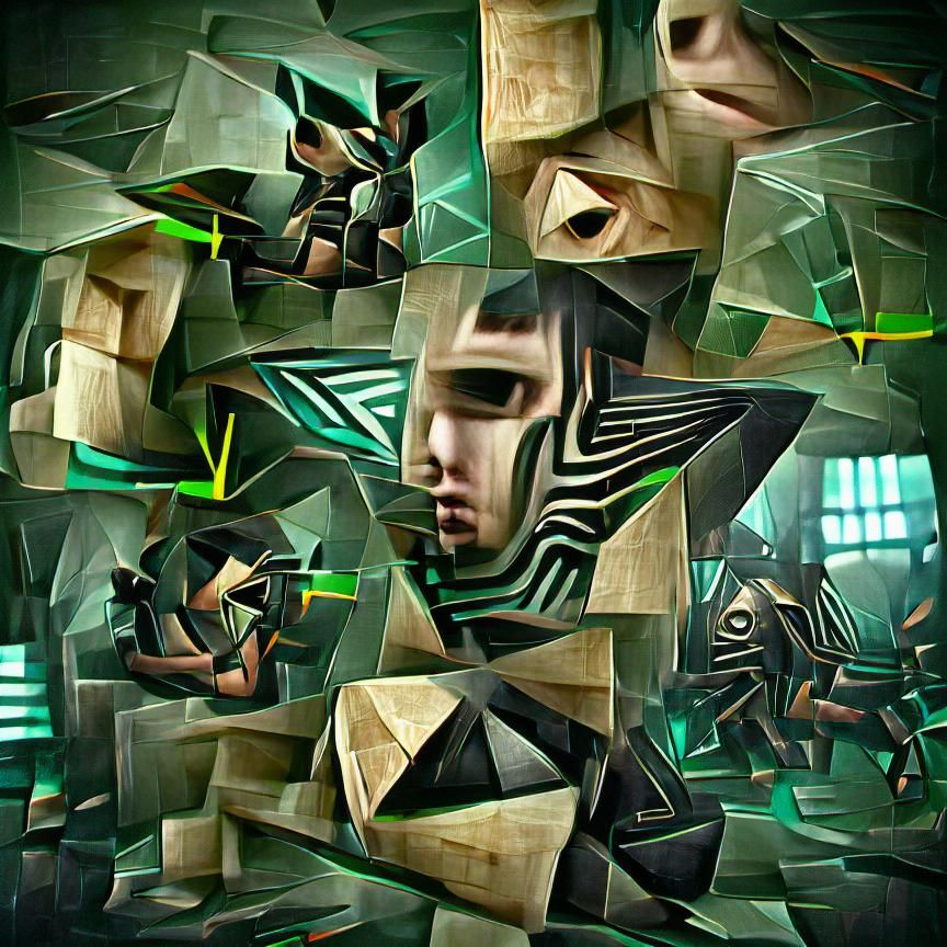 Giger/Picasso Cubism (Artistic Algorithm)