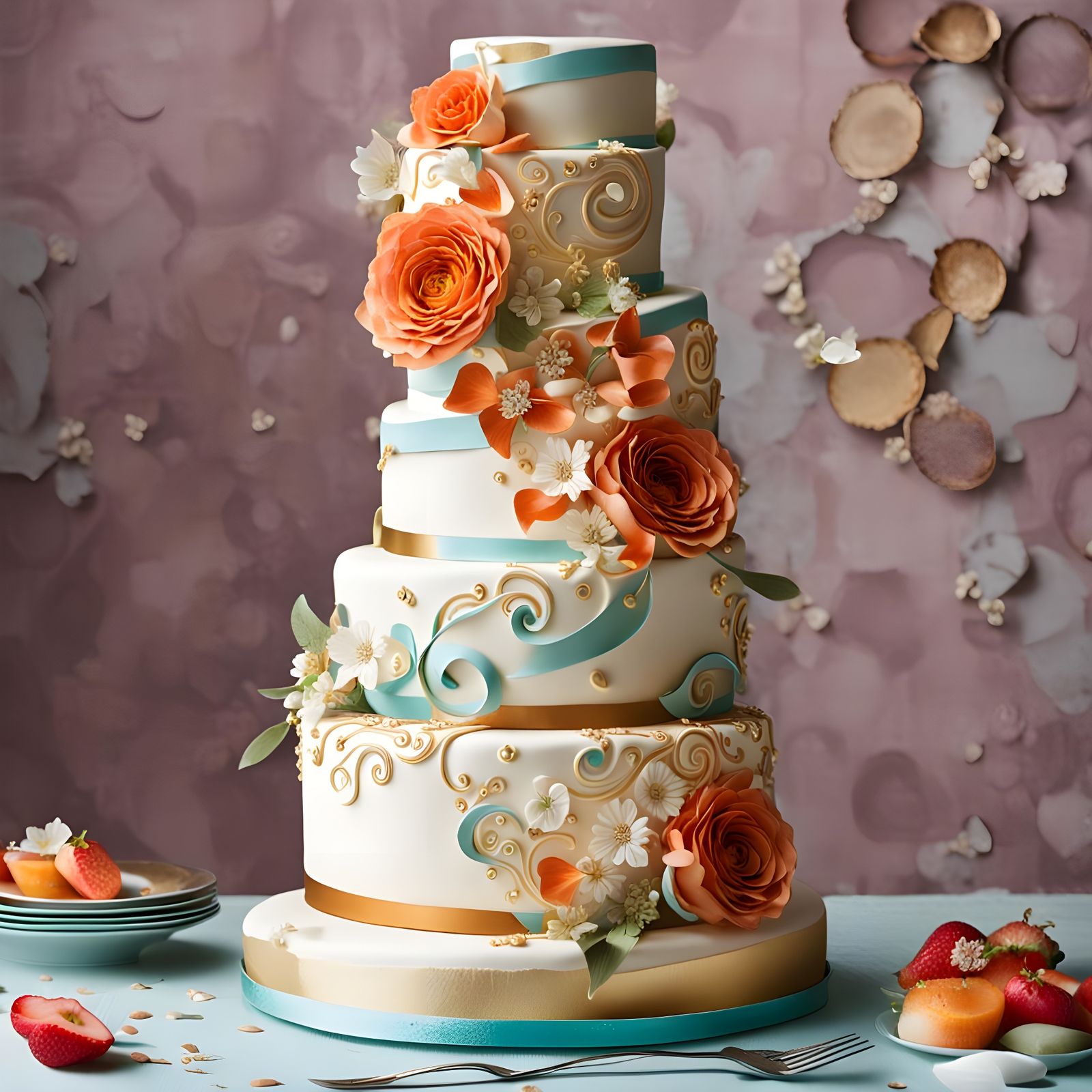Professional Food Fotography:  Wedding cake  by @Espinado 