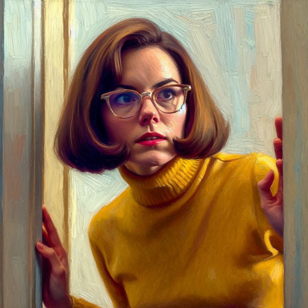 At age 40, Velma saw no reason to change her style.