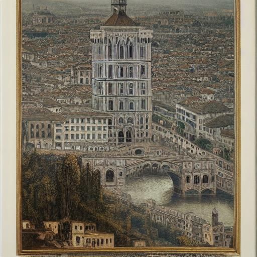 Wonderous Florence, palace, artistic, ink pen, DaVinci detai...