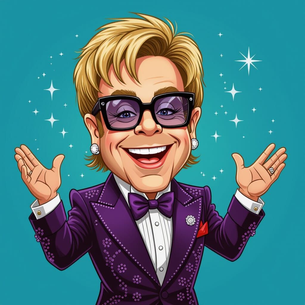 Elton John  by @Kristen Dover