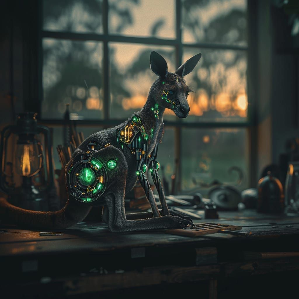 Kangaroo Kickback Cyborg