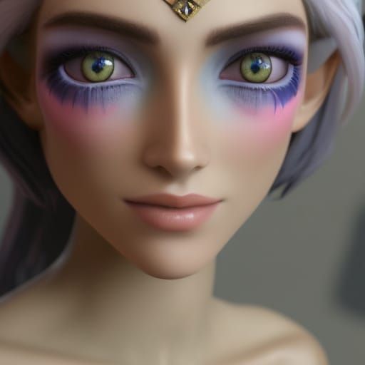 BEAUTIFUL ELF spectacular eyes looking at viewer, Insanely d...