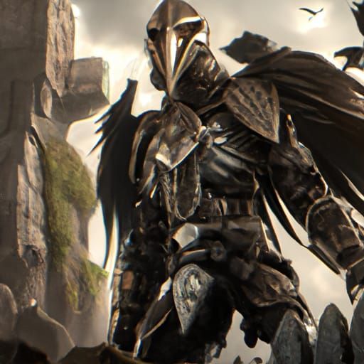 Black bird knight
