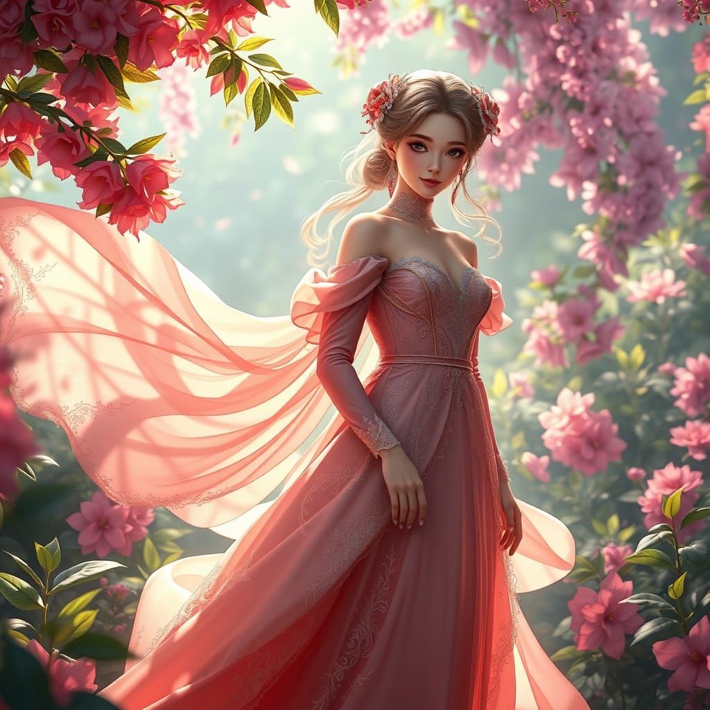 princess in the garden