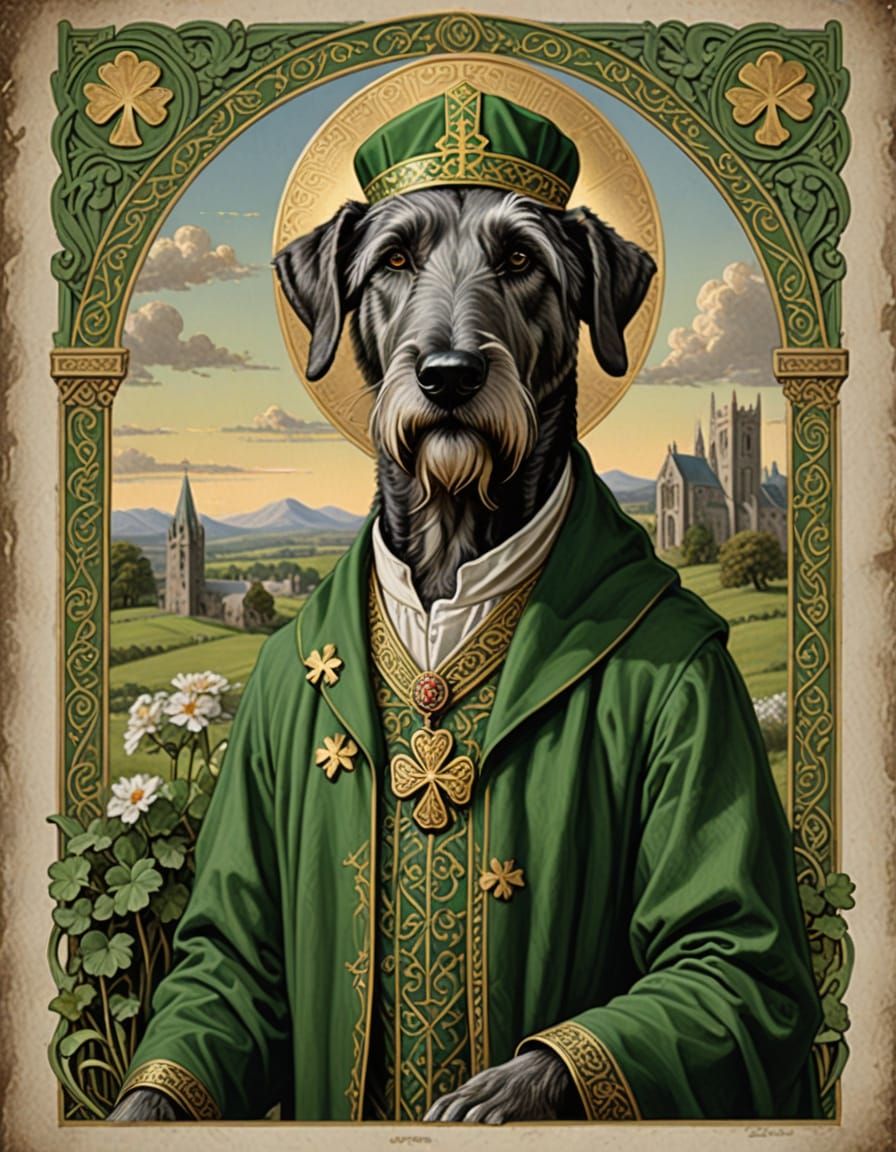 ☘️ Saint Patrick ☘️  by @moowokuorn