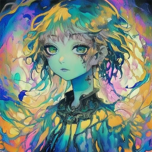 human nature music video with goddess alien or angel singing about humanity fool<lora:Vivid Vision:1.0>