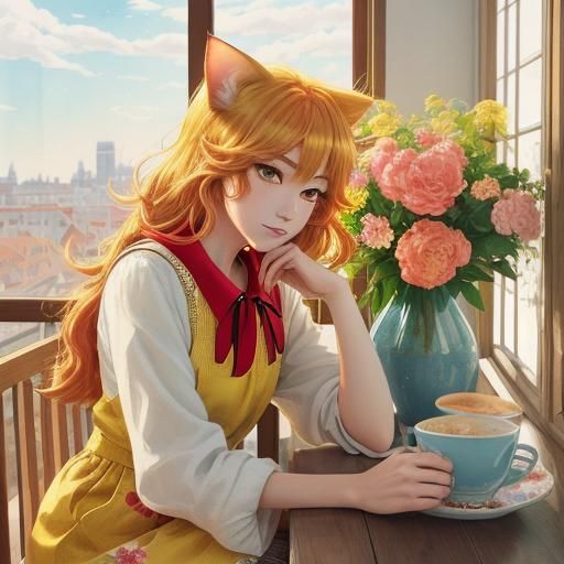 How to manga cat drawing