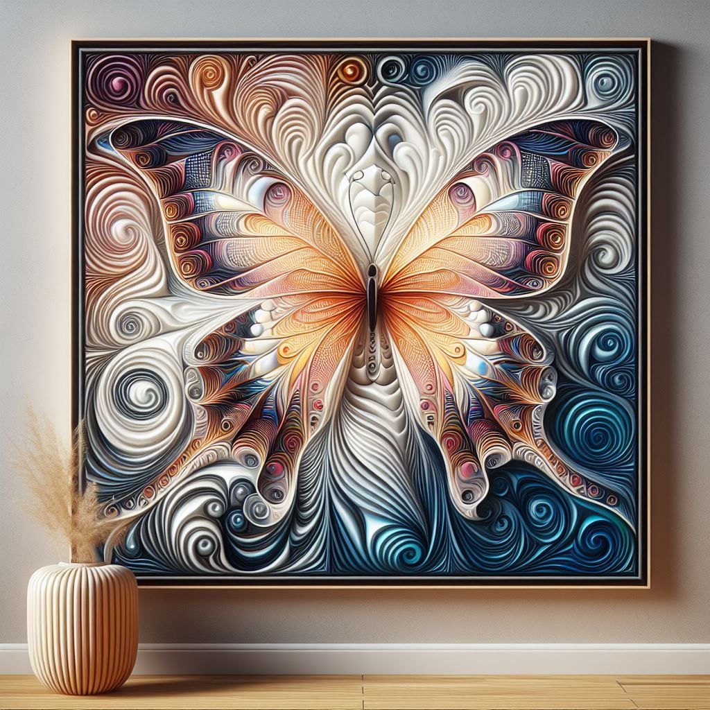 Butterfly wall art