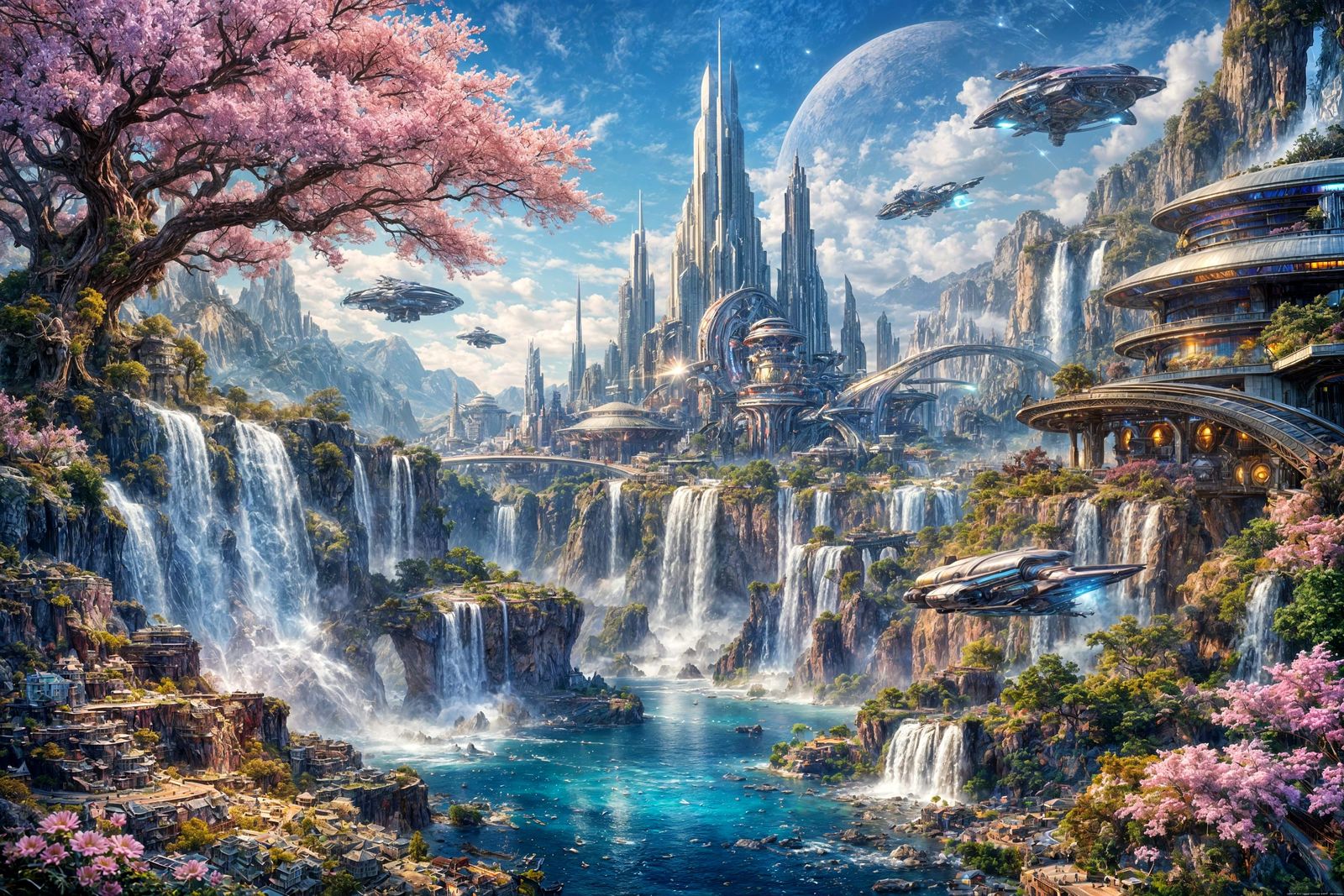 Futuristic Cityscapes  by @The Leycer