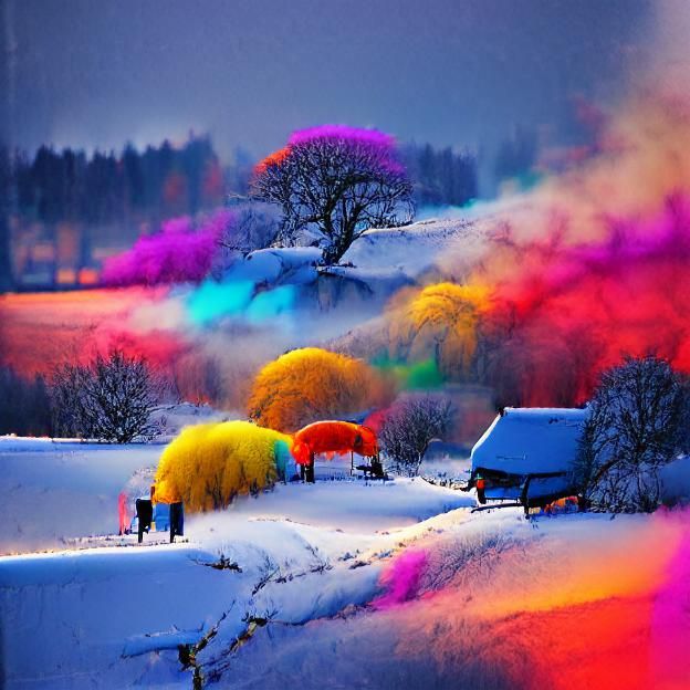 colourful winter
