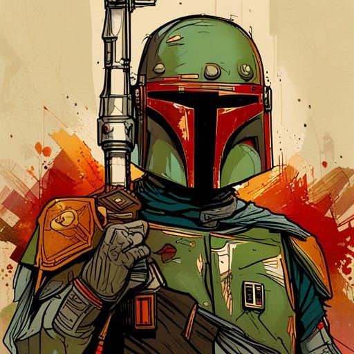 Boba fet - AI Generated Artwork - NightCafe Creator