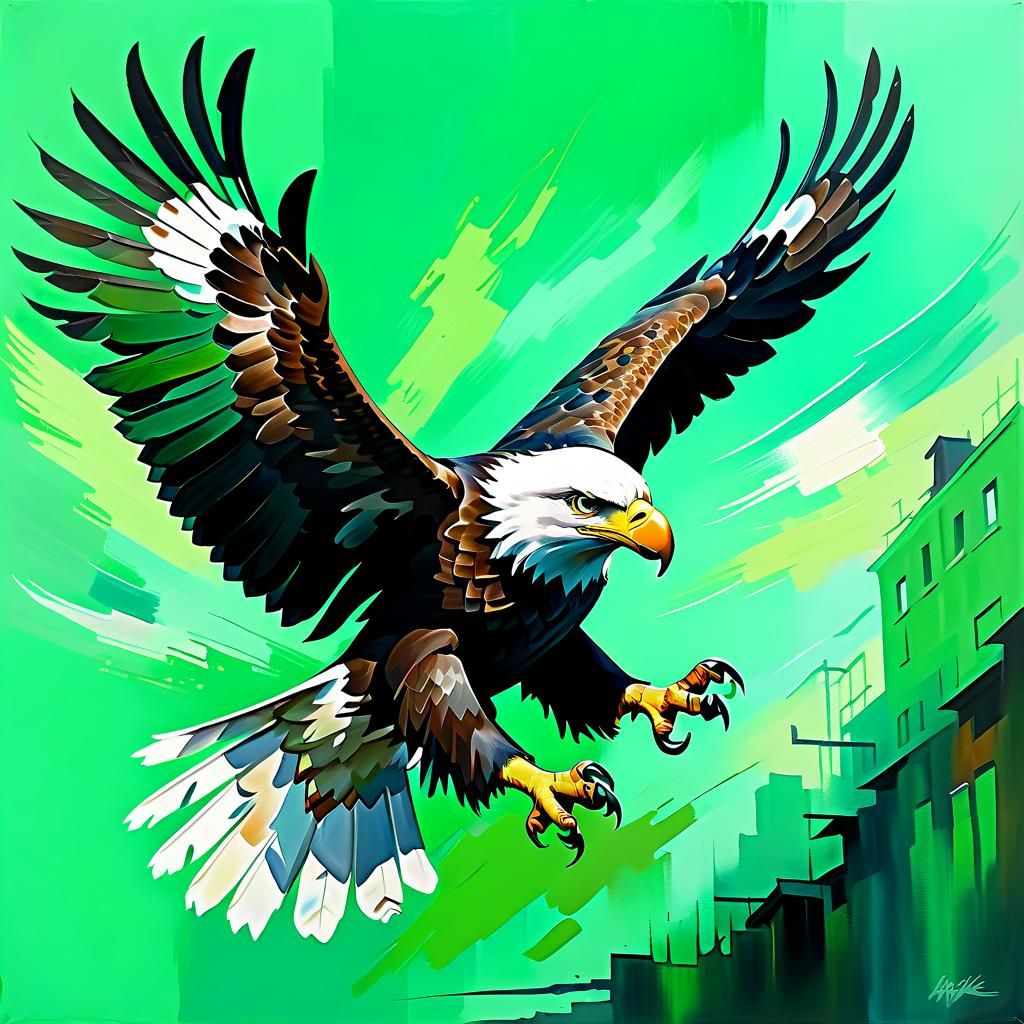 flying eagle