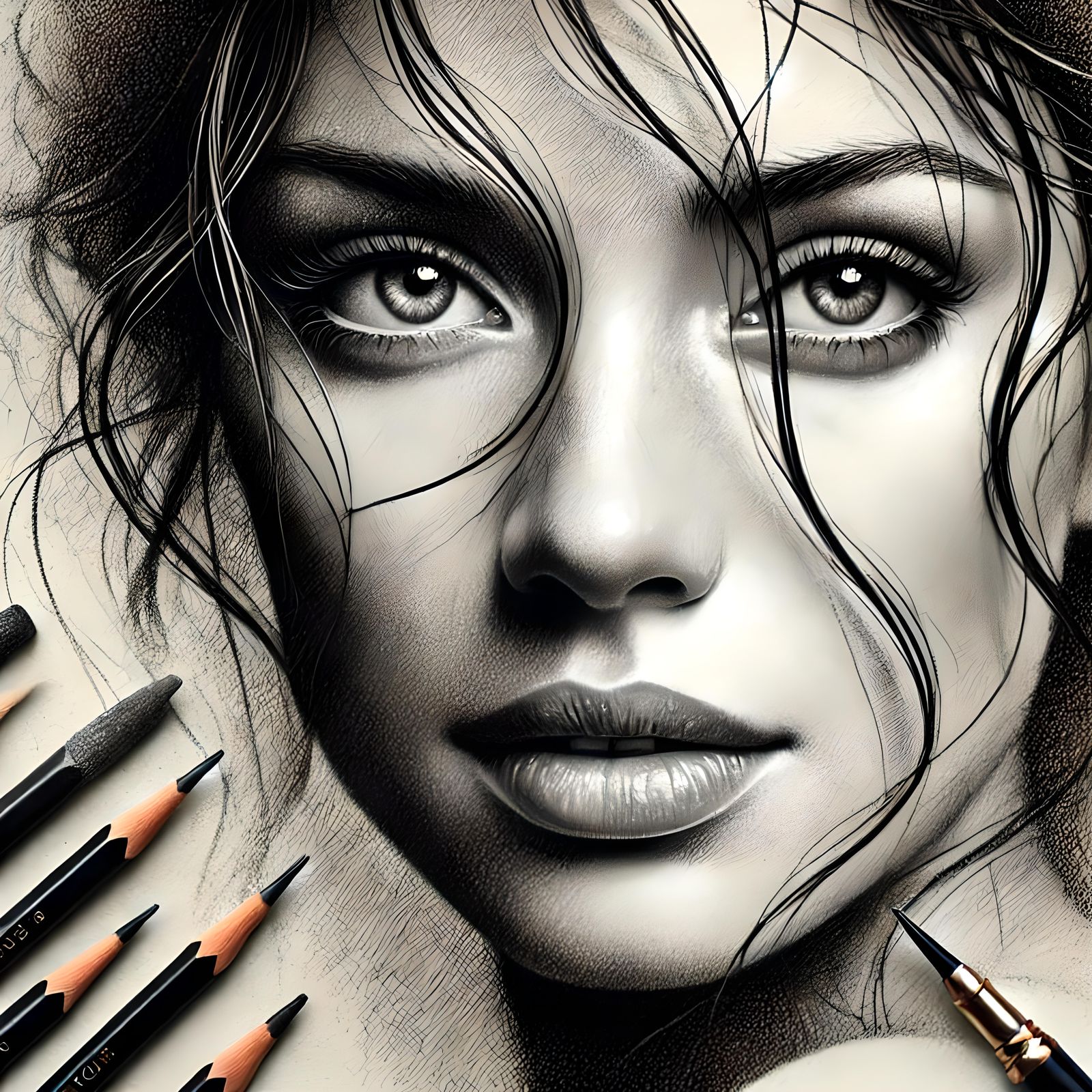 Gorgeous Pencil Sketch