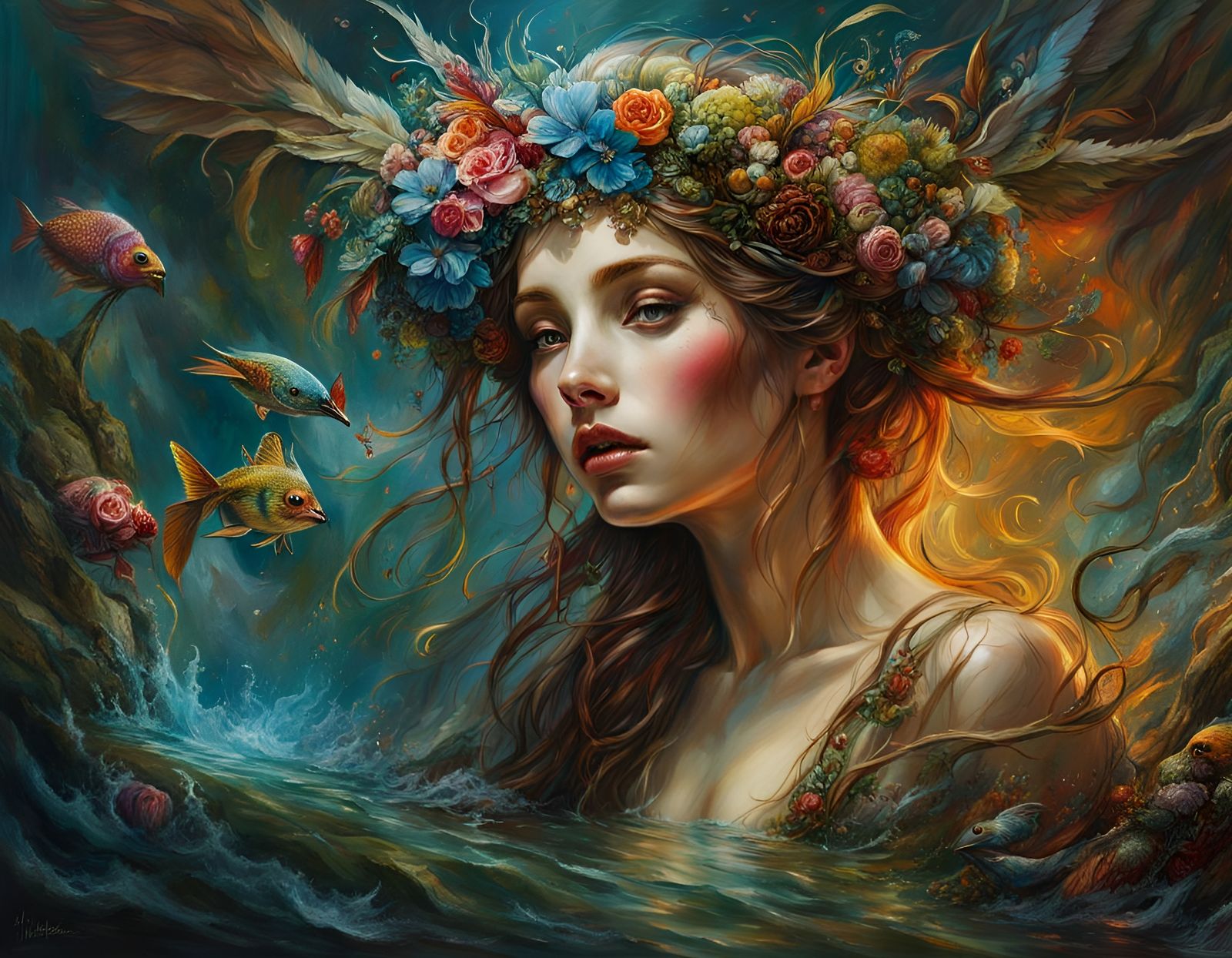 Creat something completely bizarre and different, sparkling water ...