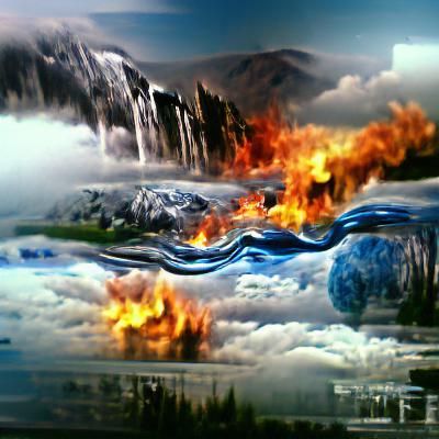 the elements fire water earth and air